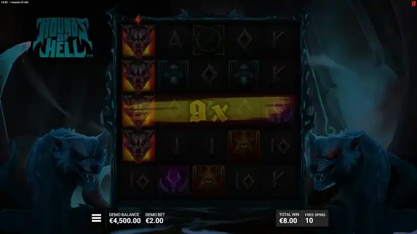 Hounds of Hell slot screenshot 4