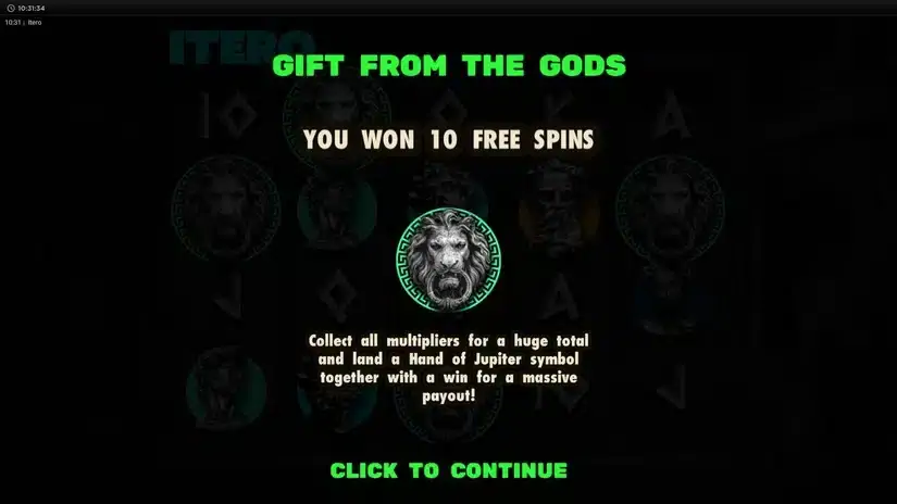 Itero slot screenshot 4