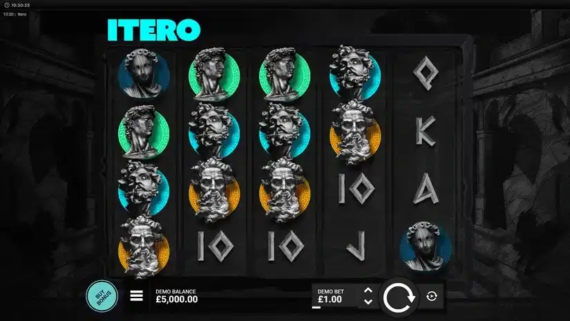 Itero slot screenshot 