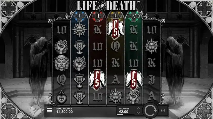 Life and Death slot screenshot 2