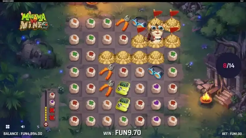 Magawa vs Mines slot screenshot 5