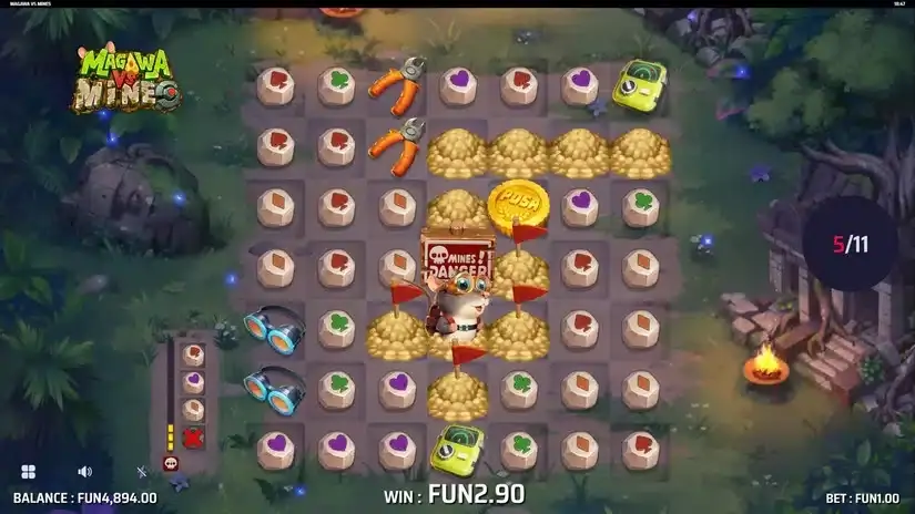 Magawa vs Mines slot screenshot 4