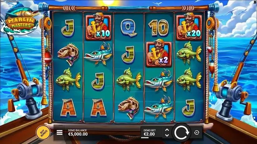 Marlin Masters slot screenshot 