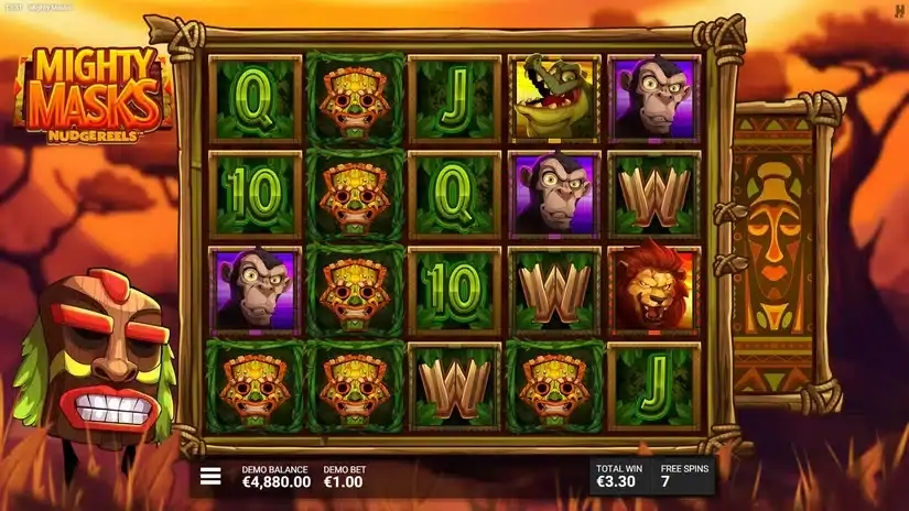 Mighty Masks slot screenshot 5