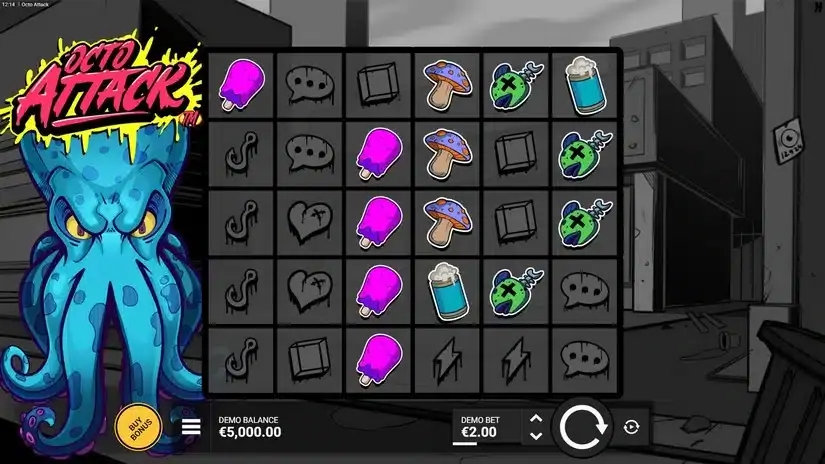 Octo Attack slot screenshot 