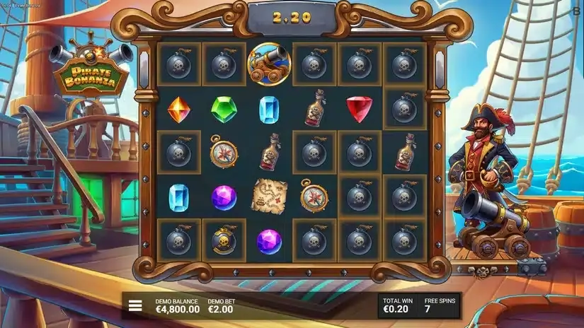 Pirate Bonanza slot screenshot 5