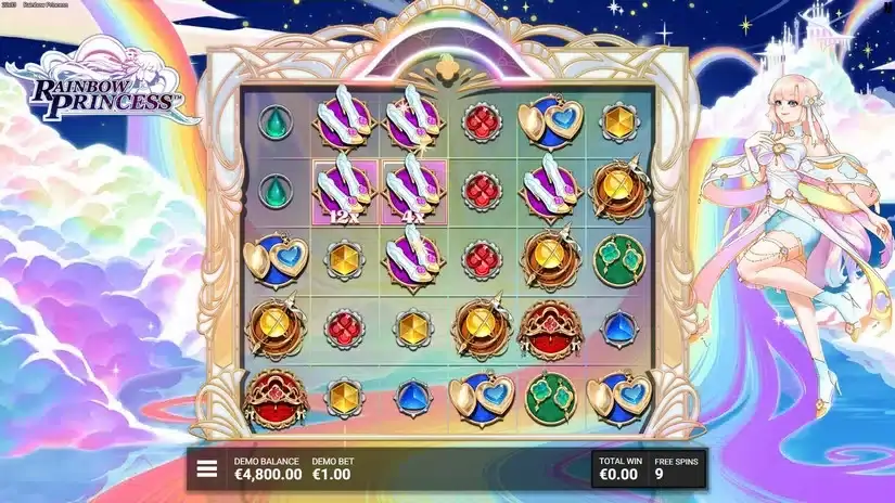 Rainbow Princess slot screenshot 4