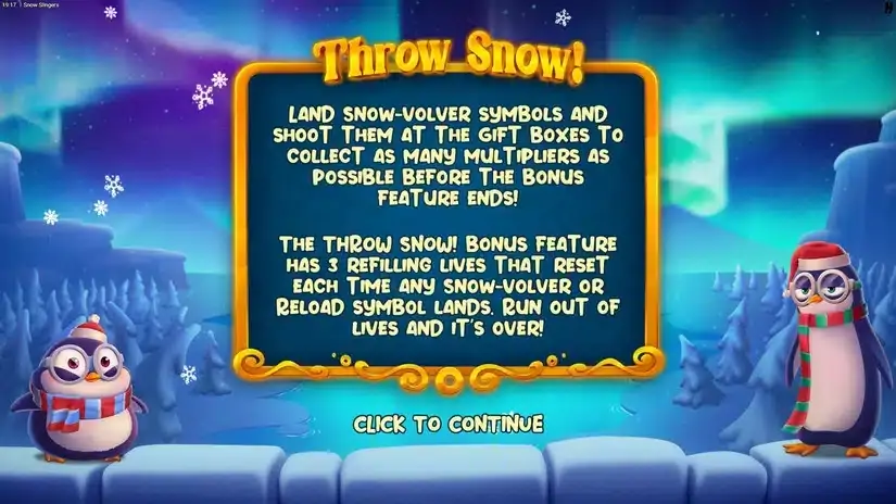Snow Slingers slot screenshot 3