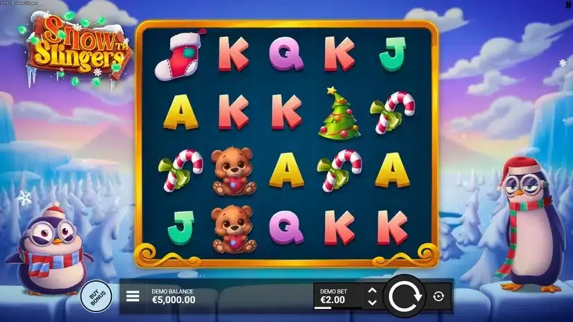 Snow Slingers slot screenshot 