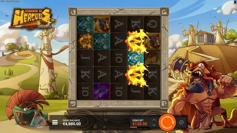 Strength of Hercule slot screenshot 3