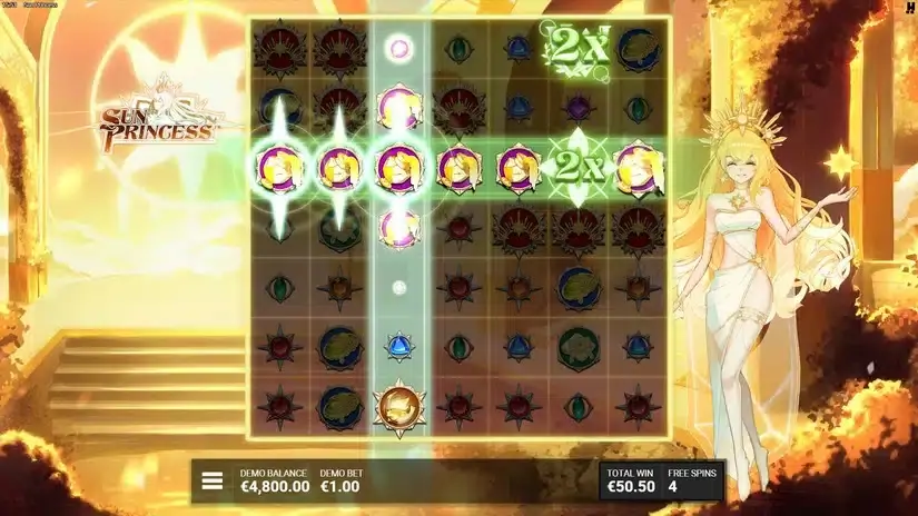 Sun Princess slot screenshot 5