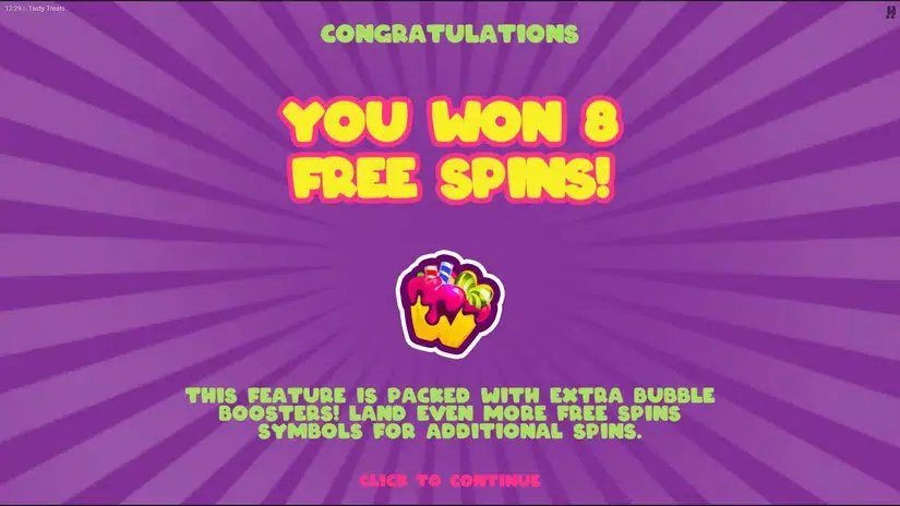 Tasty Treats slot screenshot 3