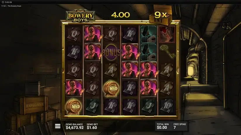The Bowery Boys slot screenshot 5
