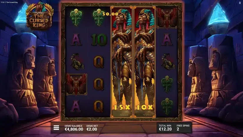 The Cursed King slot screenshot