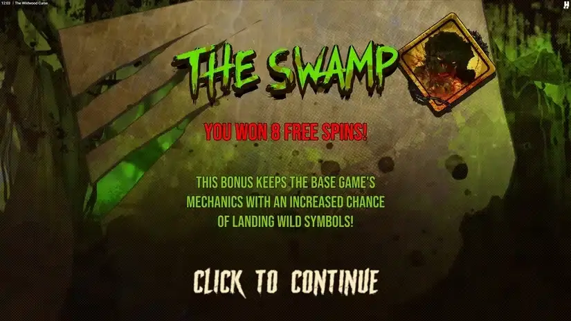 The Wildwood Curse slot screenshot 3