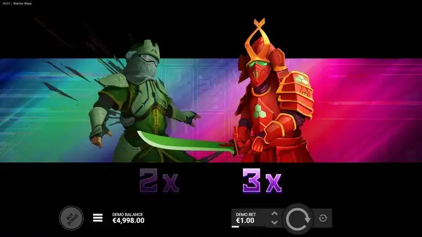 Warrior Ways slot screenshot 2