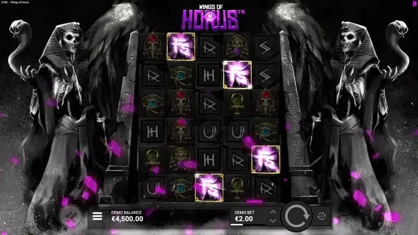 Wings of Horus slot screenshot 2