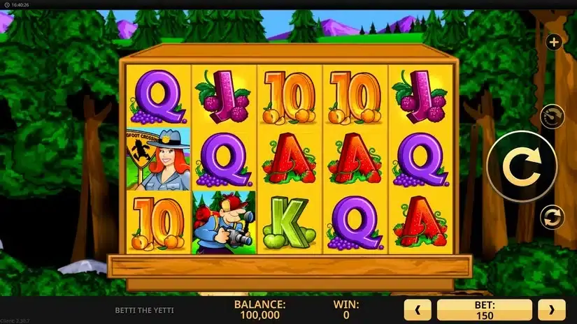 Betti The Yetti slot screenshot 1