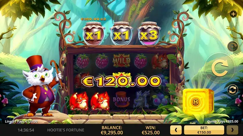 Hooties Fortune slot screenshot 4