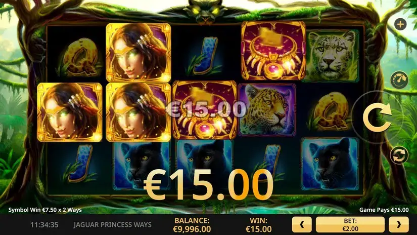 Jaguar Princess slot screenshot 4