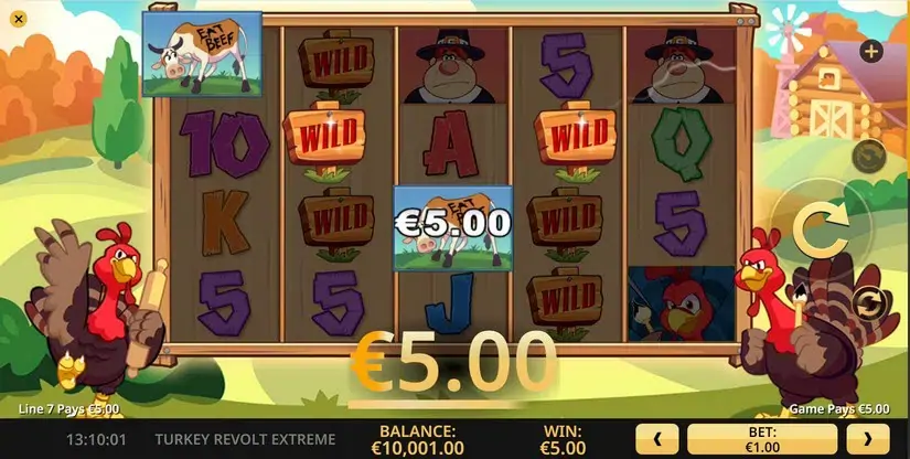 Turkey Revolt Extreme slot screenshot 2