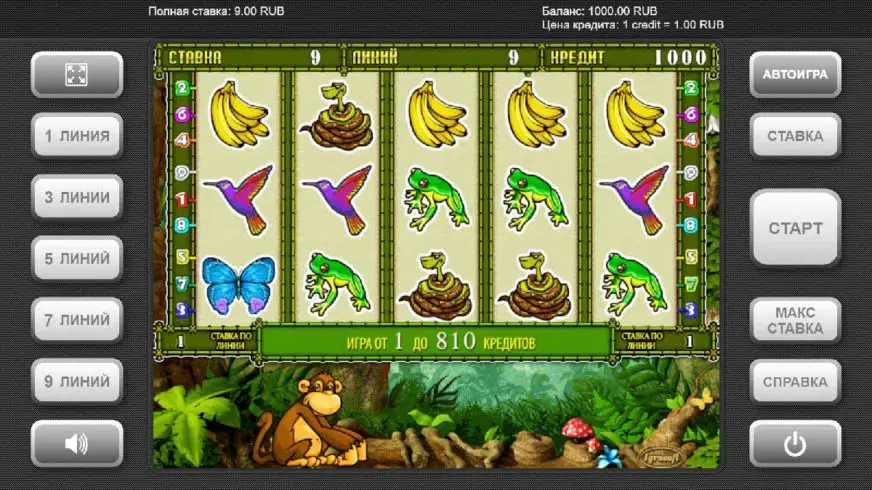 Crazy Monkey 2 slot screenshot 1