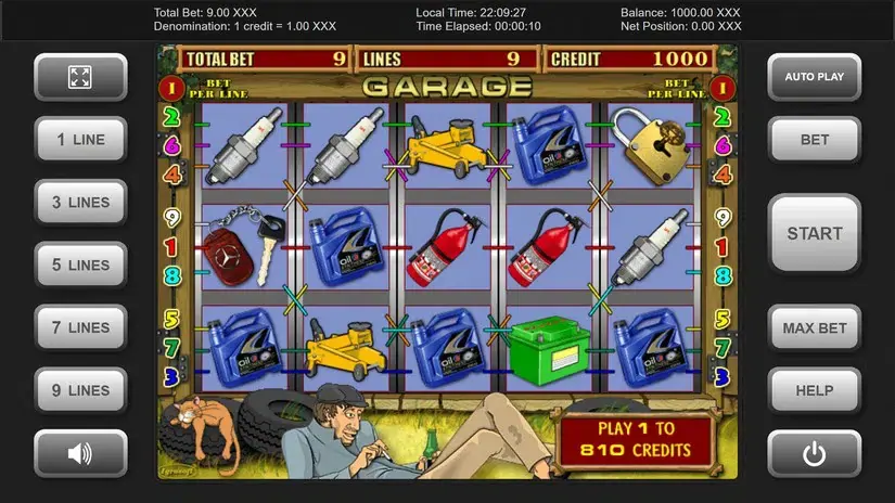 Garage slot screenshot 1