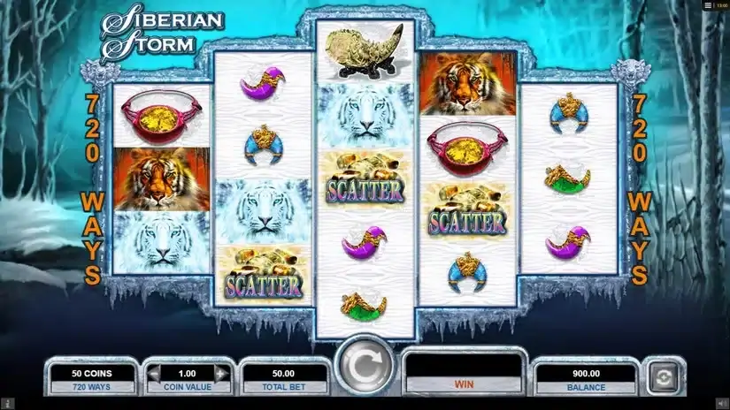 Siberian Storm slot screenshot 2