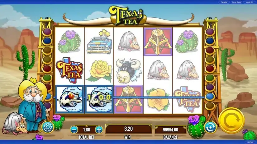 Texas Tea slot screenshot 2