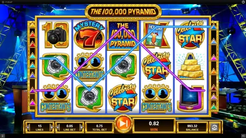 The 100,000 Pyramid slot screenshot 3