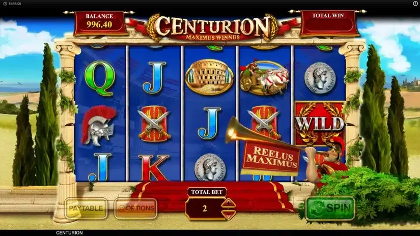 Centurion slot screenshot 2