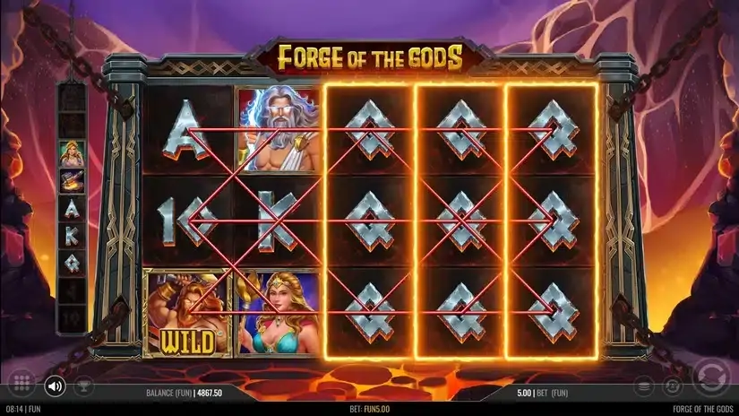 Forge of The Gods slot screenshot 3