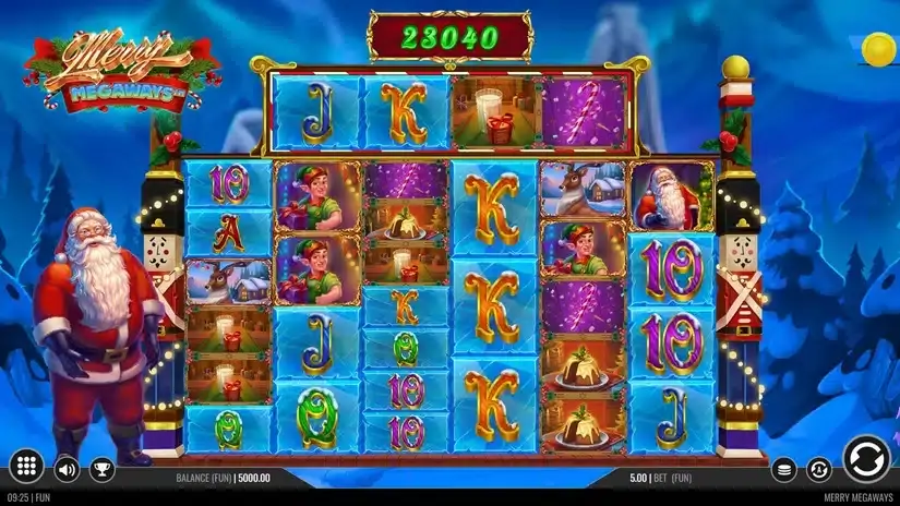 Merry Megaways slot screenshot 1