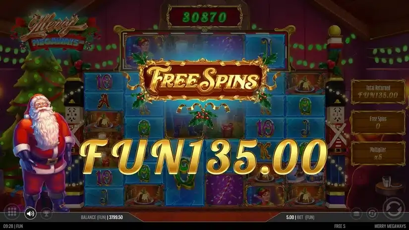 Merry Megaways slot screenshot 6