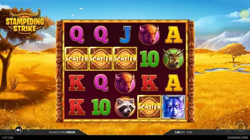 Stampeding Strike slot screenshot 3