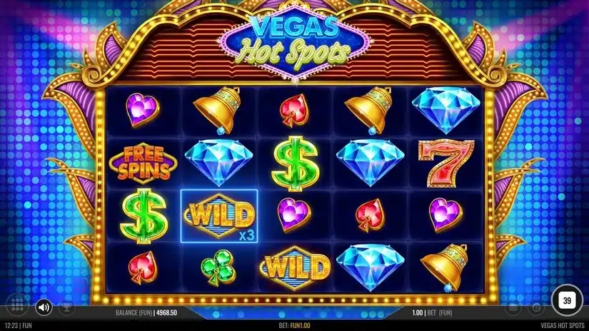 Vegas Hot Spots slot screenshot 5