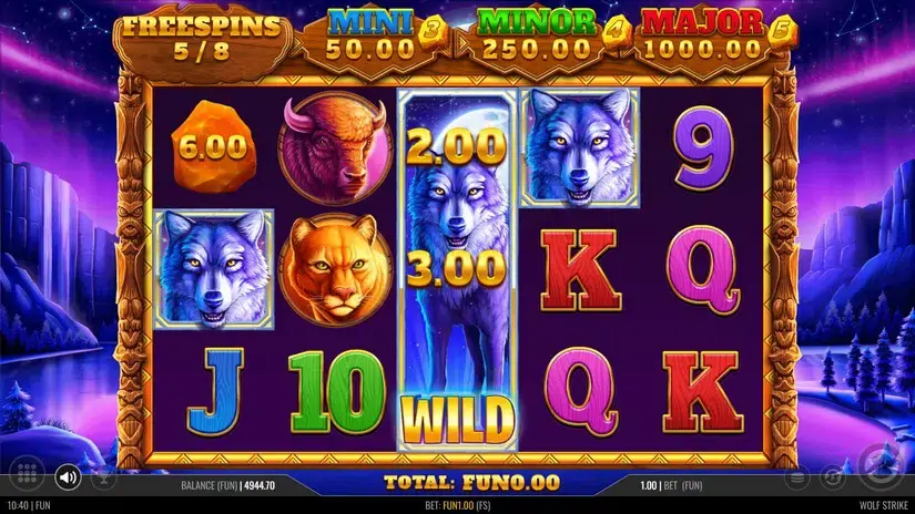 Wolf Strike slot screenshot 5