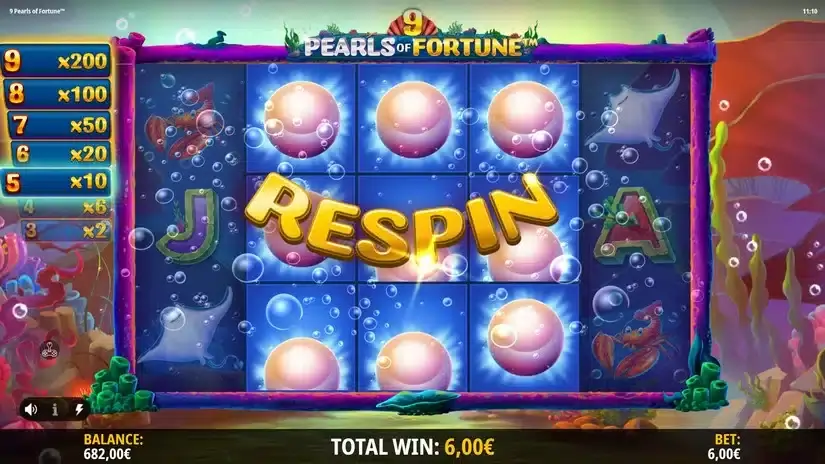 9 Pearls of Fortune slot screenshot 8
