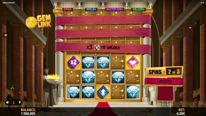Cresus Fortunes slot screenshot 5