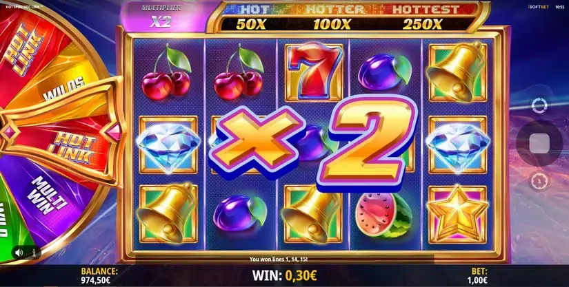 Hot Spin Hot Link slot screenshot 5