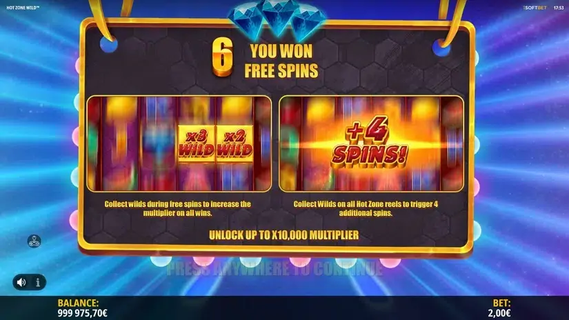 Hot Zone Wild slot screenshot 6
