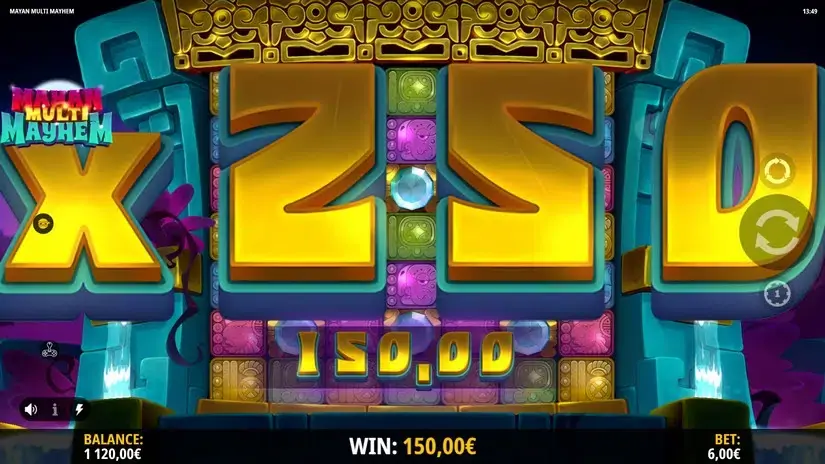 Mayan Multi Mayhem slot screenshot 3