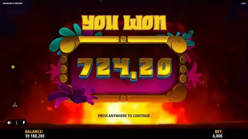 Mayan Multi Mayhem slot screenshot 8