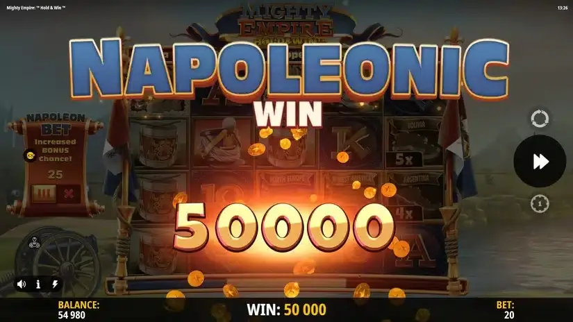 Mighty Empire Hold & Win slot screenshot 