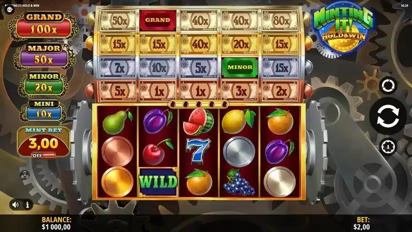 Minting It! Hold & Win slot screenshot 1
