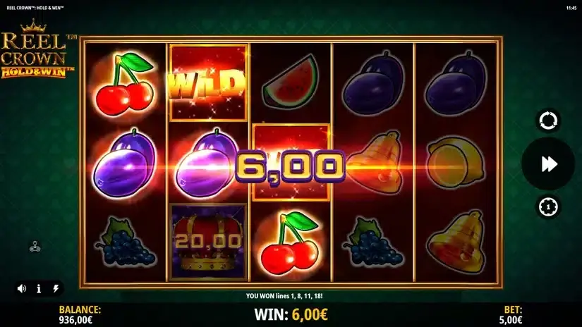 Reel Crown: Hold & Win slot screenshot 2