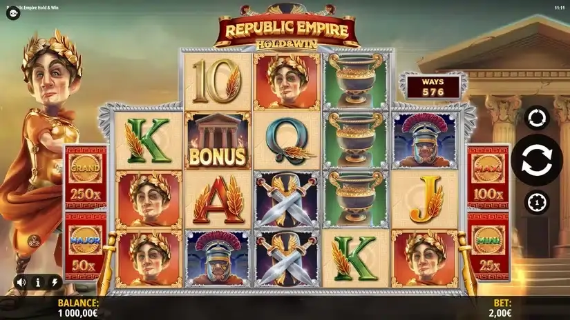 Republic Empire: Hold & Win slot screenshot 1