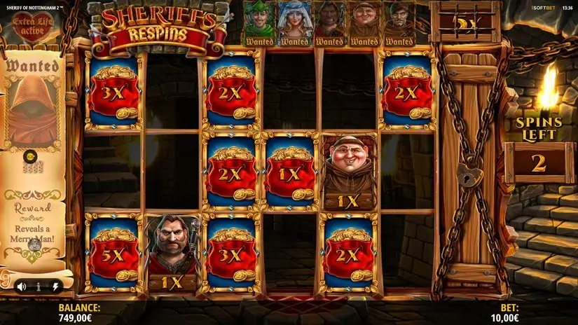 Sheriff of Nottingham 2 slot screenshot 8