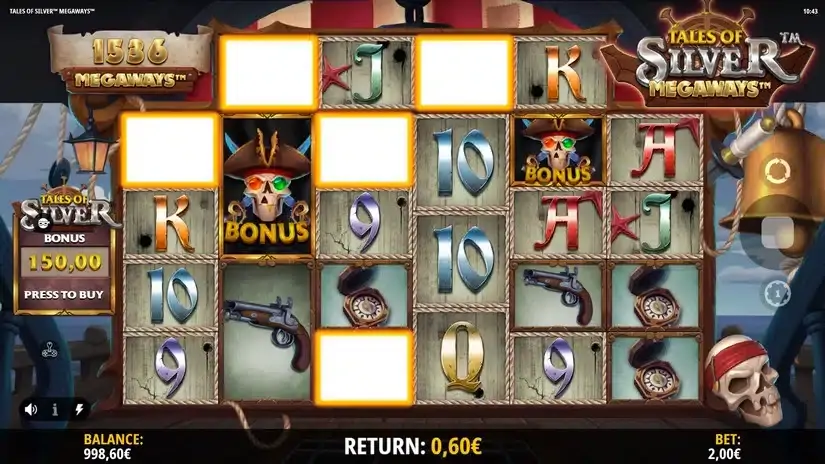 Tales of Silver Megaways slot screenshot 2