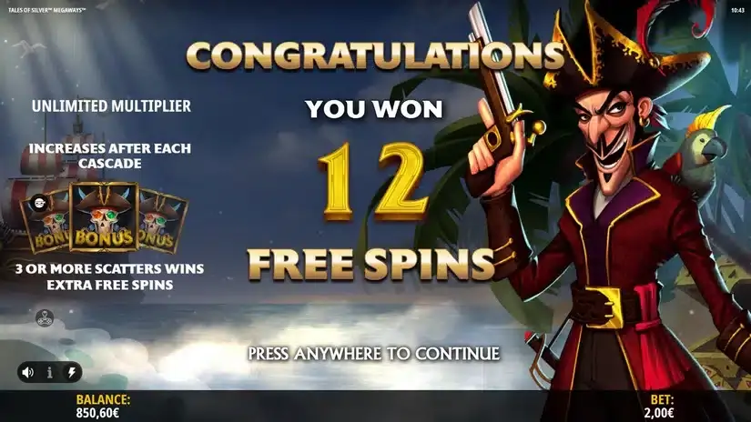 Tales of Silver Megaways slot screenshot 4